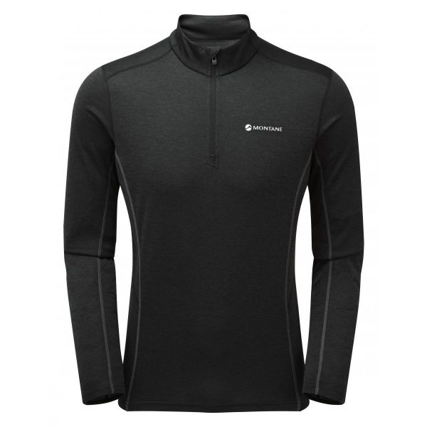 Montane Dart Zip Neck Black